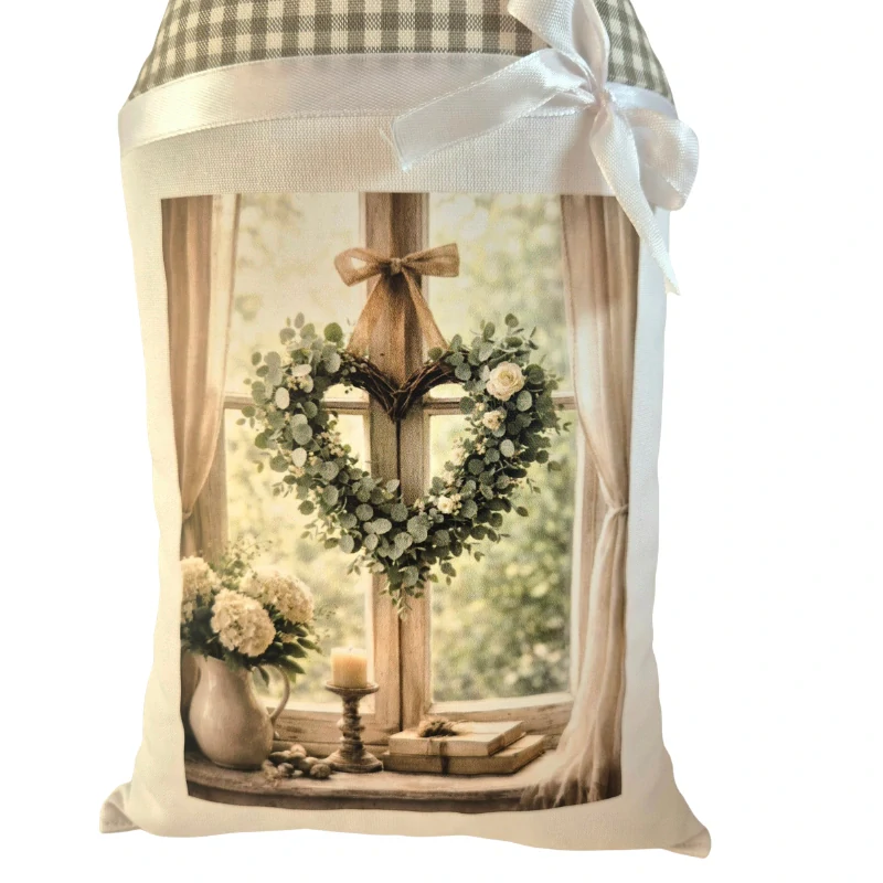 Dekorační polštář - domeček