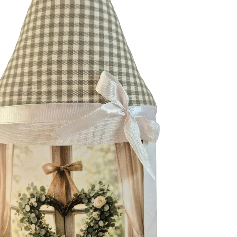 Dekorační polštář - domeček