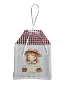 Textilní dekorační domeček